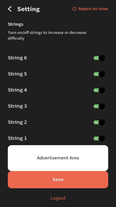Screenshot #1 pour JHG Fretboard Trainer