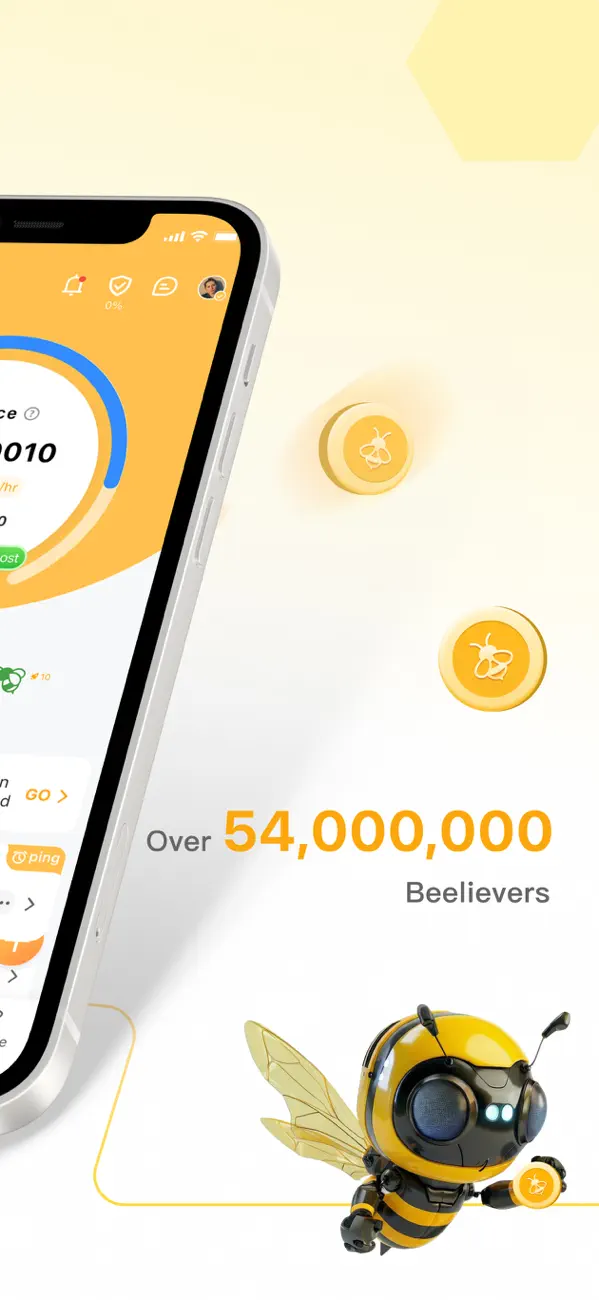Screenshot #2 pour Bee Network:Phone-based Asset