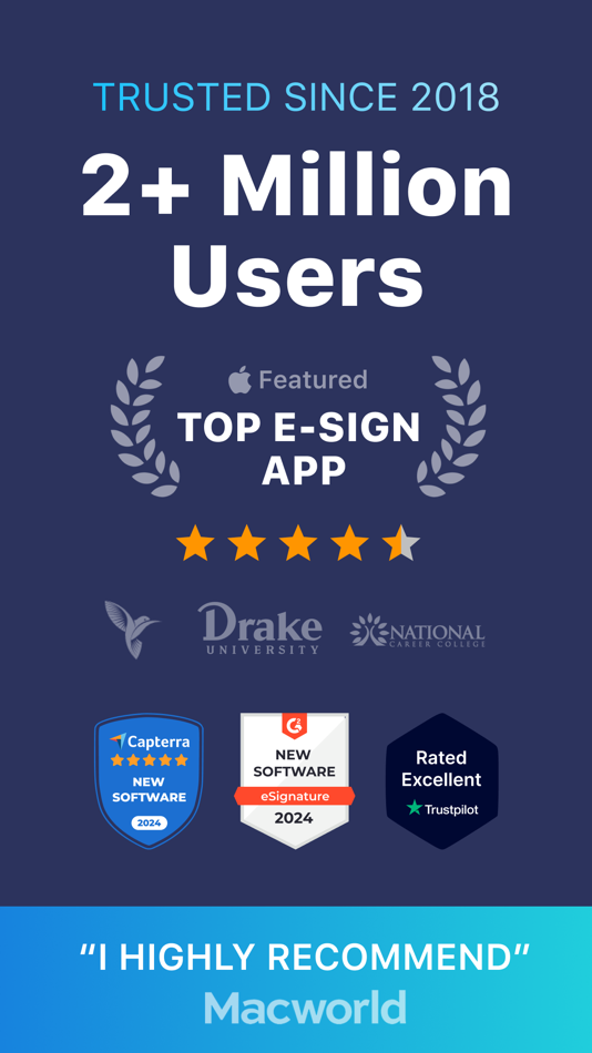 #2. Fill and Sign e Signature App (iOS) 由: Crowded Road