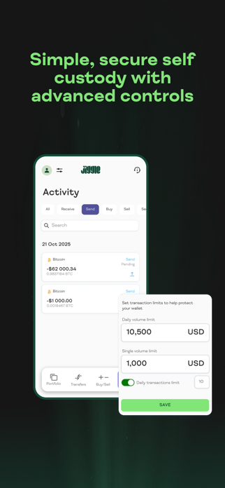 Jiggle: Crypto Wallet Screenshot 5 of 8