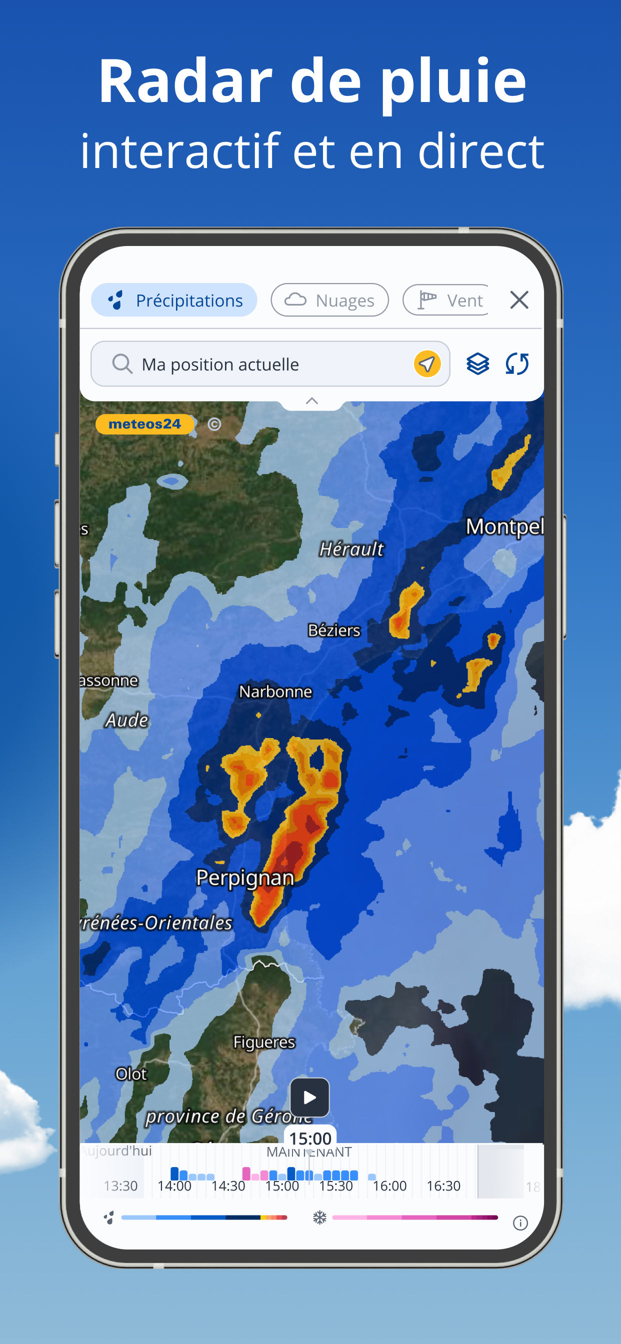 Radar meteos24 & météo fiable