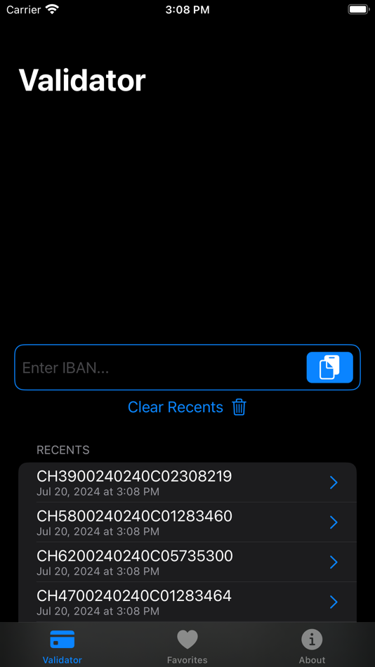 #1. IBAN Validator (iOS) 由: Resul Aybar