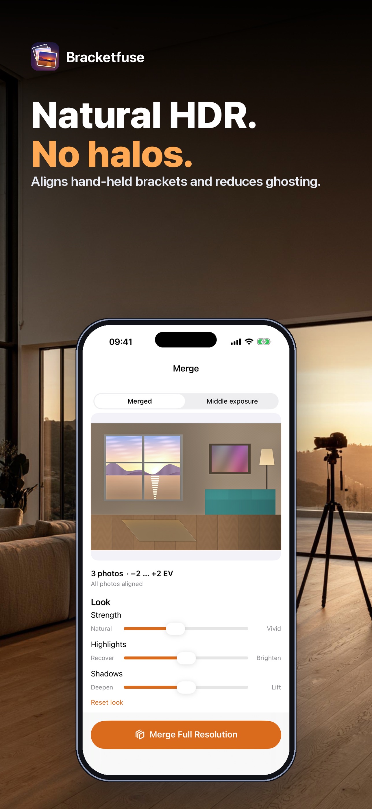 Screenshot 2 of Bracketfuse: HDR Merge