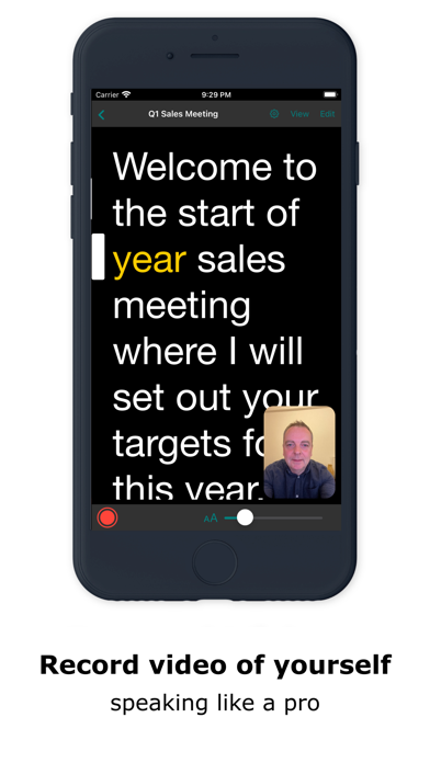Autoprompt AI Teleprompter Screenshot