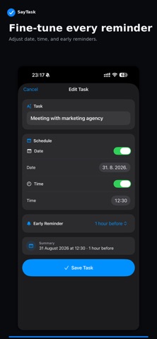 SayTask Screenshot 4 of 5