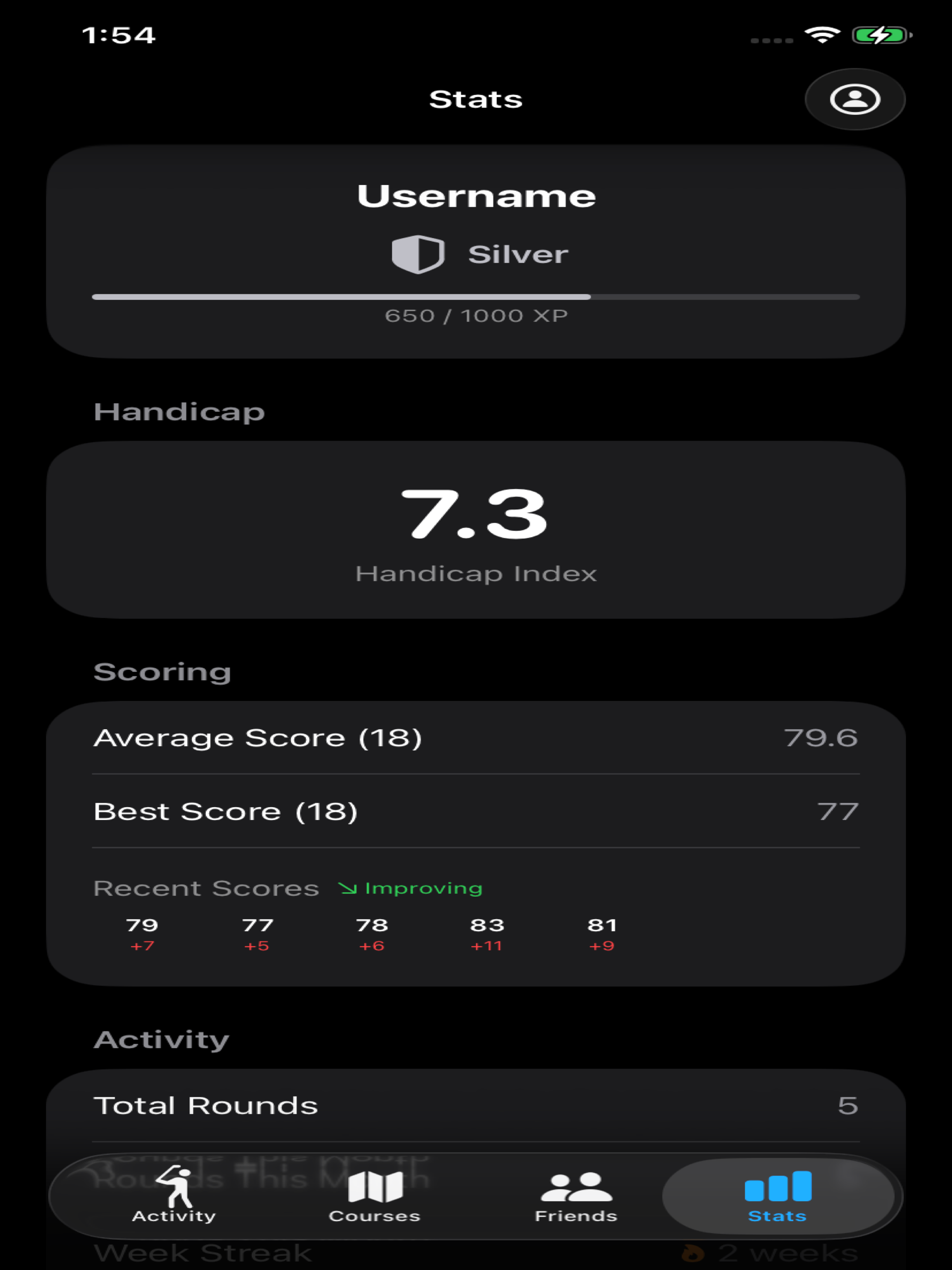 GolfTrax - Track Your Game
