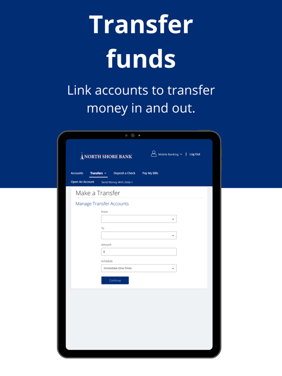 North Shore Bank Mobile iPad screenshot 6 - Finance app