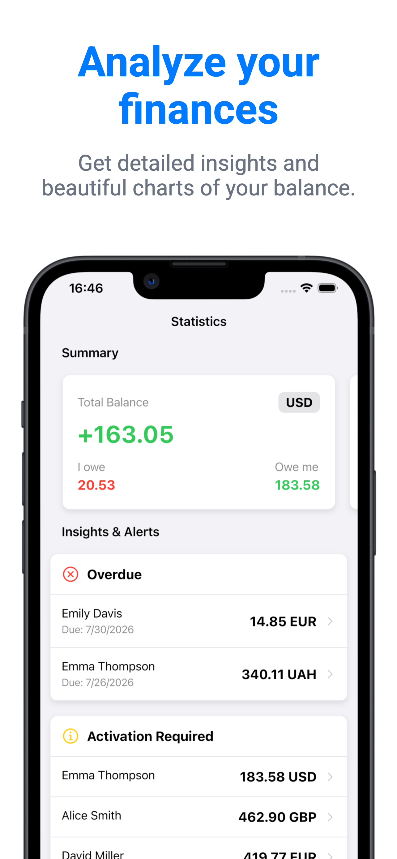 OweTracker screenshot 4