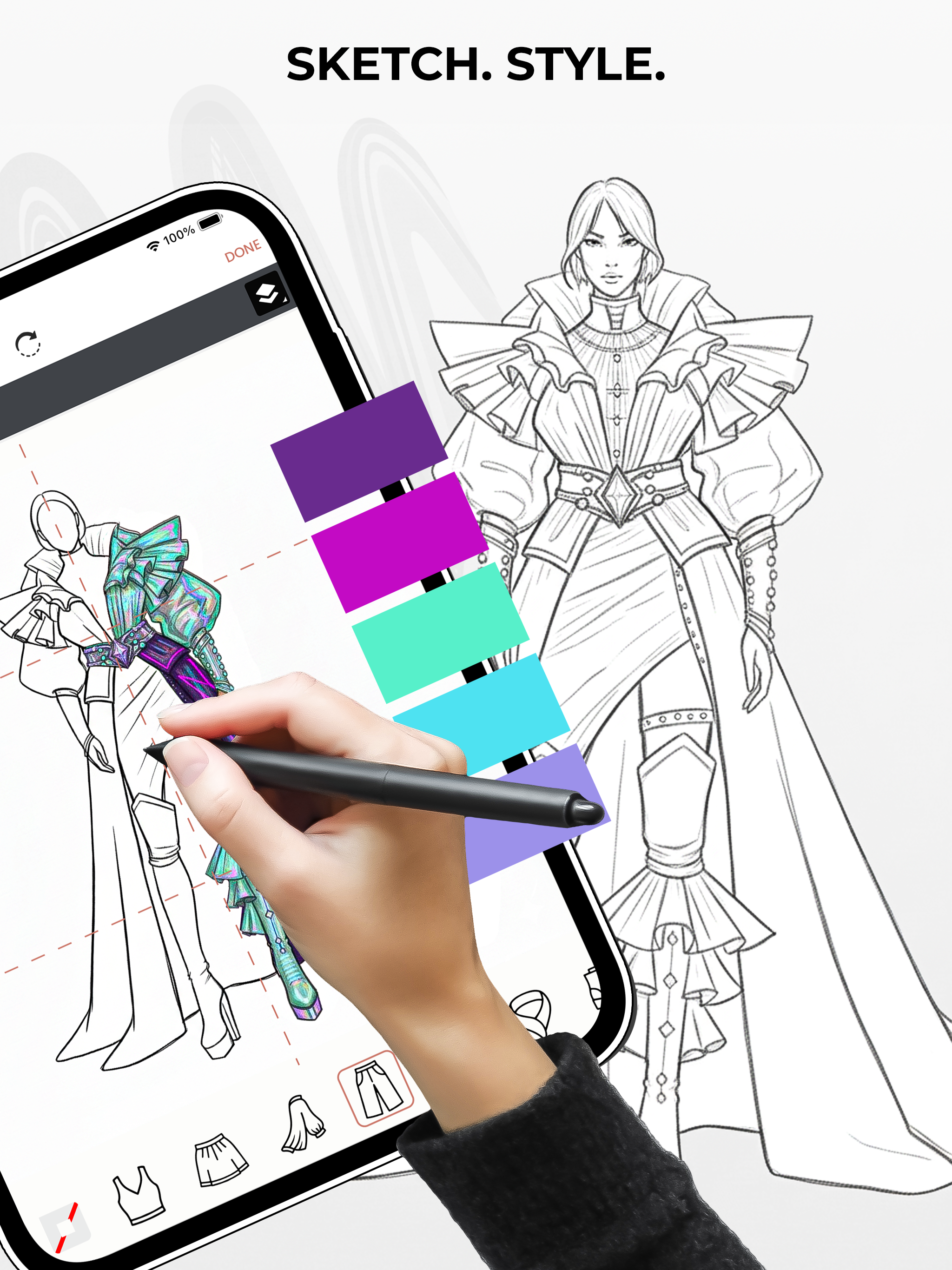 Fashion Sketch: Design screenshot 7
