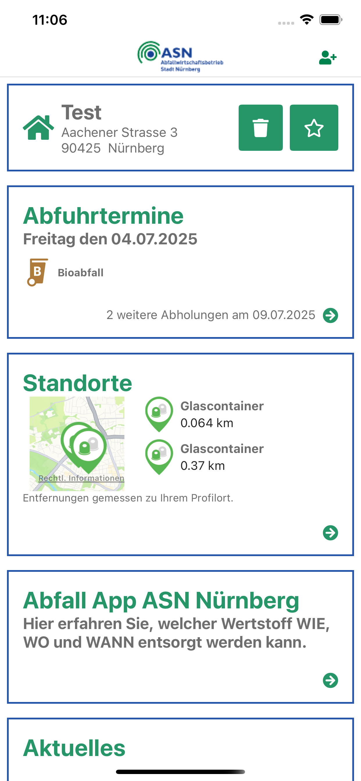 AbfallApp Stadt Nürnberg