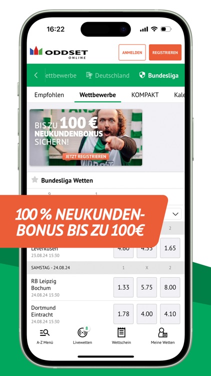 ODDSET - Online Sportwetten