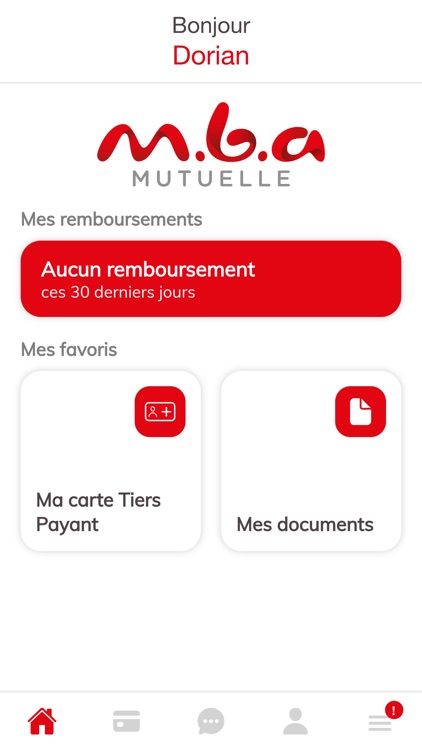 Espace adhérent MBA Mutuelle