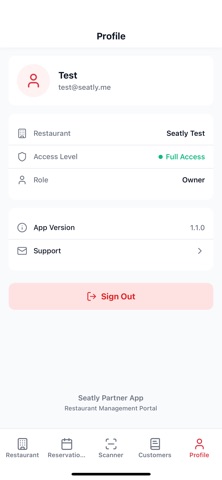 Seatly Partner screenshot