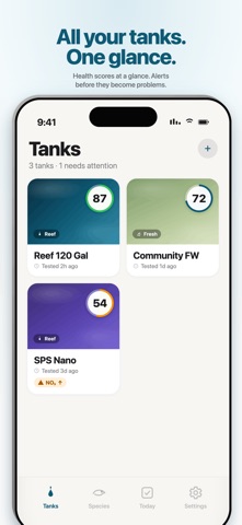 AquaKeeper — Fish Tank Tracker Screenshot 1 of 5