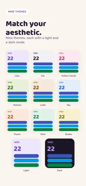 Lilacal: Calendar Widget screenshot 4