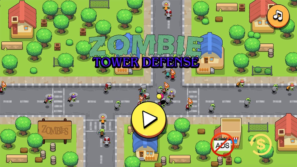 #4. Zombie Tower Defense Game (iOS) 由: Liana Silva