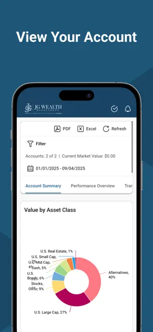 JG Wealth Management screenshot 2