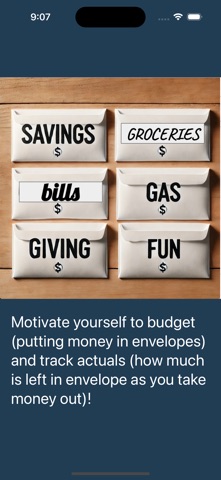 simpleDorisEnvelopeBudget screenshot