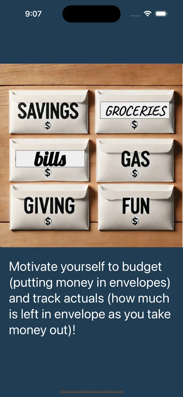 Screenshot #2 pour simpleDorisEnvelopeBudget