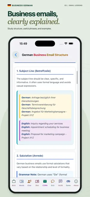 Business German screenshot 3