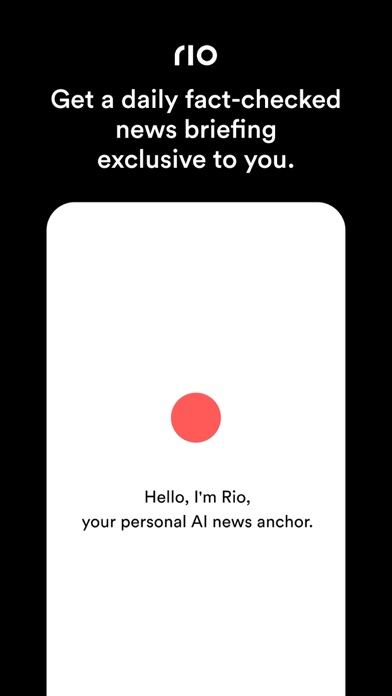 Rio - AI For News Screenshot