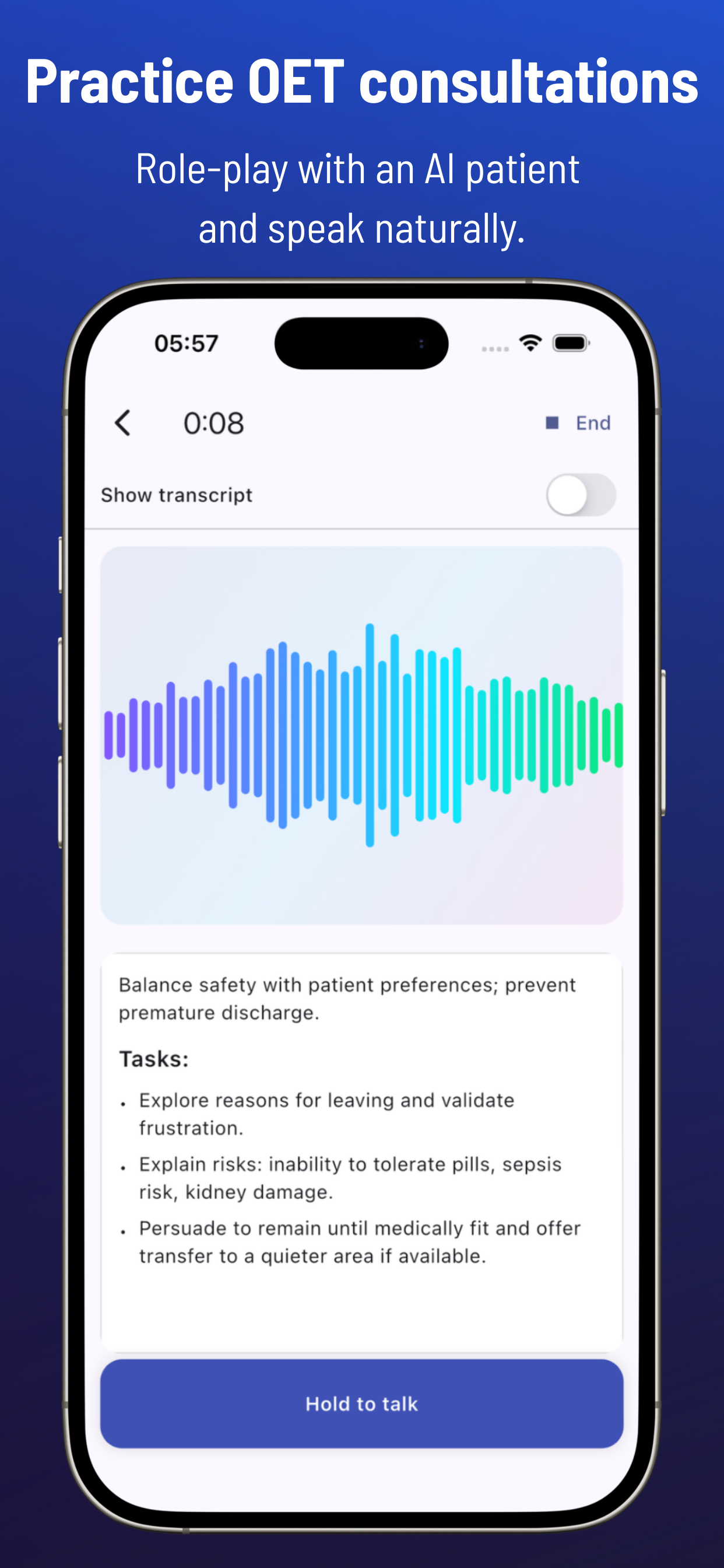 OET AI Speaking Practice: Oety screenshot 6