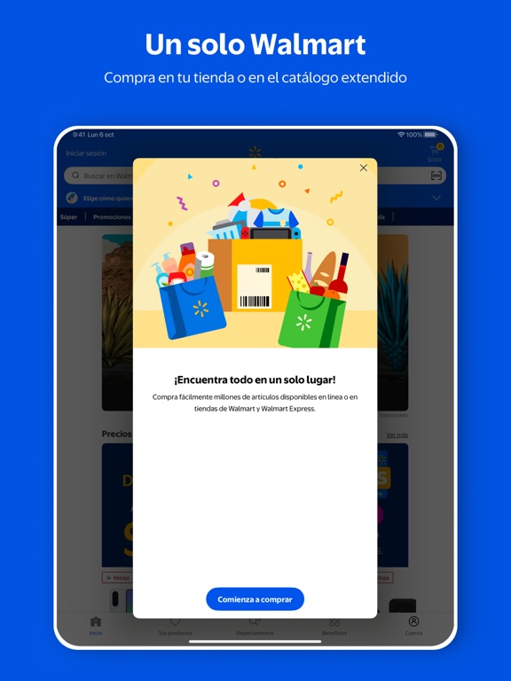 Walmart - Walmart Express - MX iPad screenshot 1