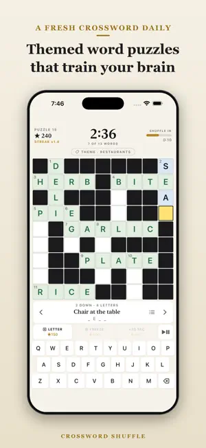 Crossword Shuffle screenshot 1