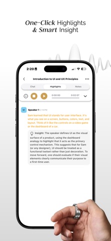 Vocci screenshot