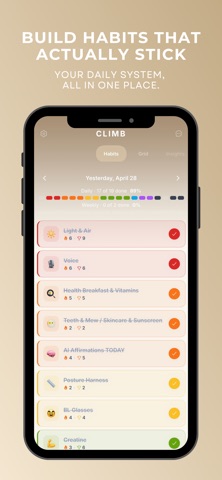 CLIMB: Habit Tracker screenshot