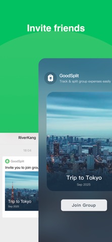 GoodSplit - Splitwise & simple Screenshot 2 of 5