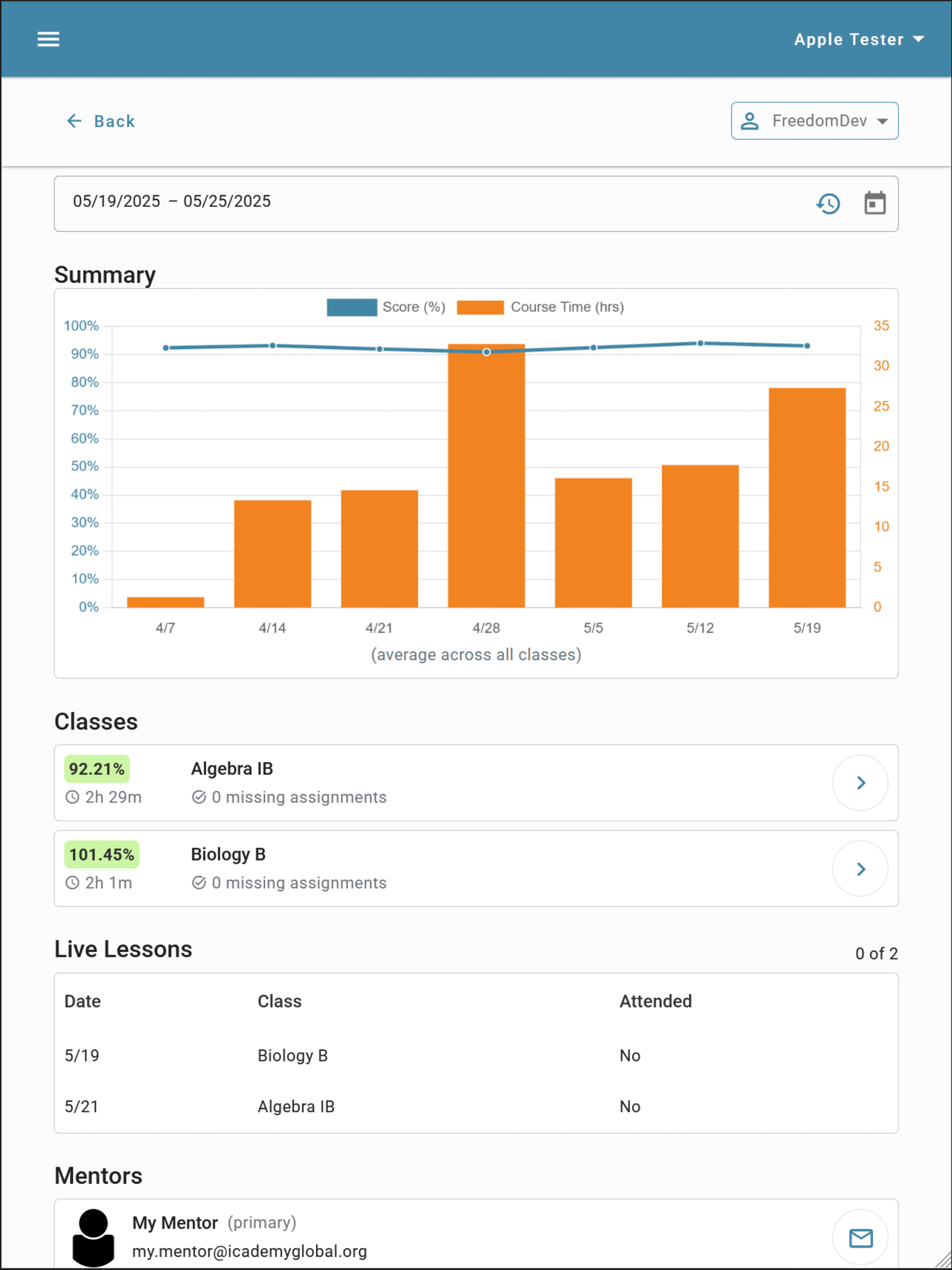 iCademy Portal screenshot 5