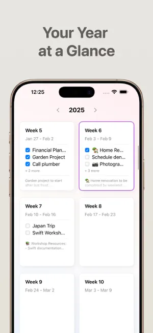 52 Week Planner: To-Do List screenshot 1