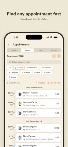Karbnote — Appointment Book screenshot 2