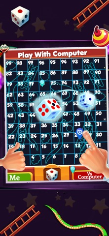 Snakes & Ladders - Glow & Neon Screenshot 4 of 5