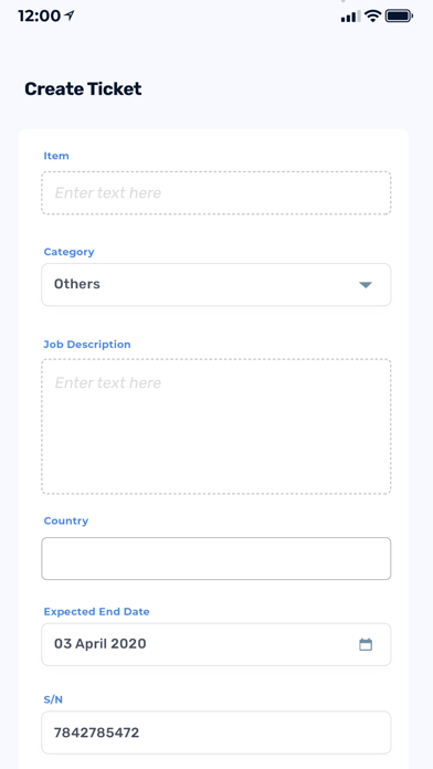 CCM System App Screenshot