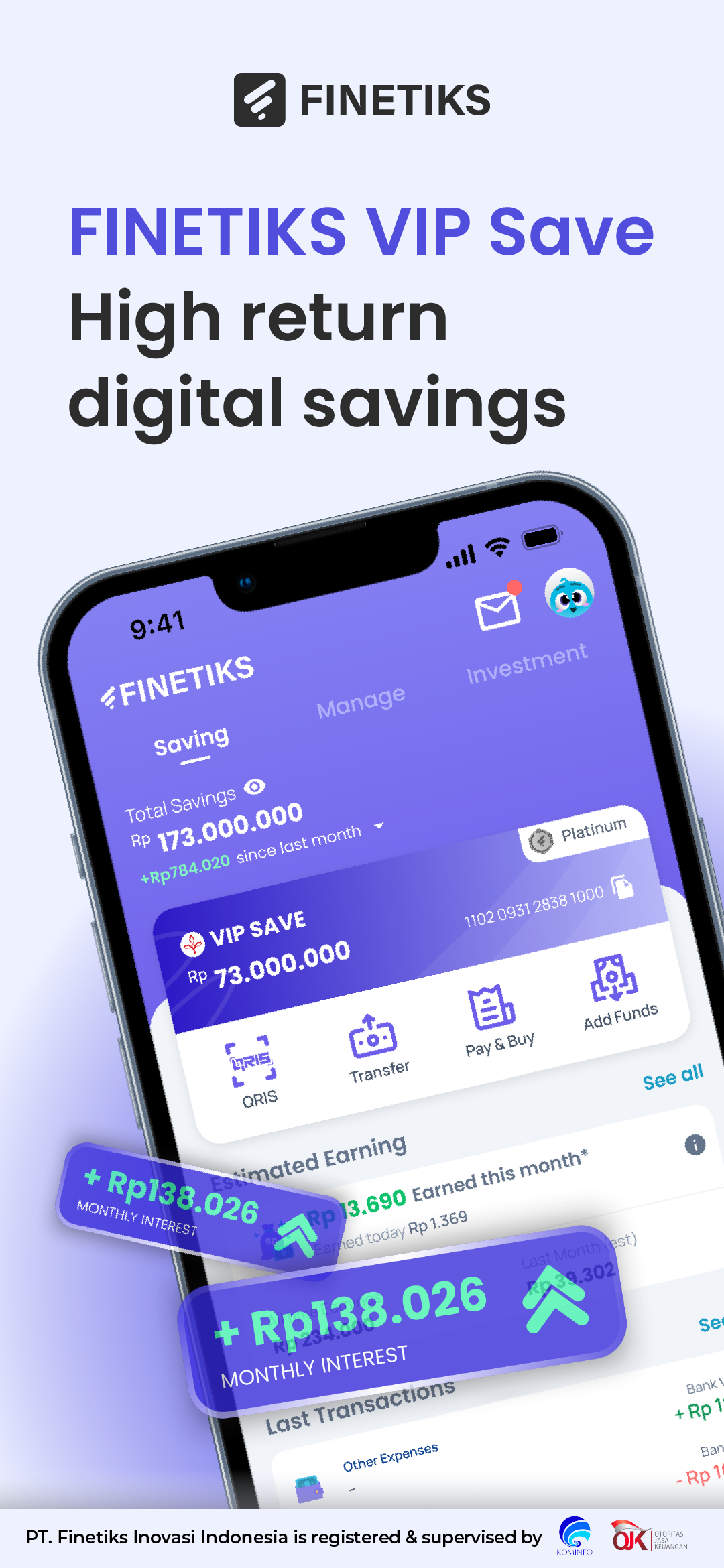 FINETIKS: Manage, Save, Invest screenshot 3