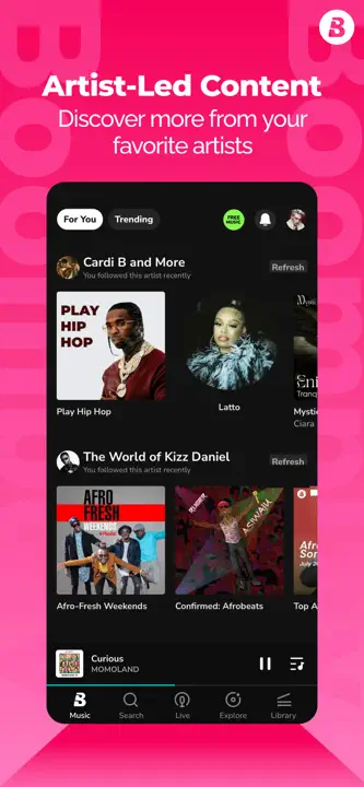 Boomplay: Screenshot 3 von 9