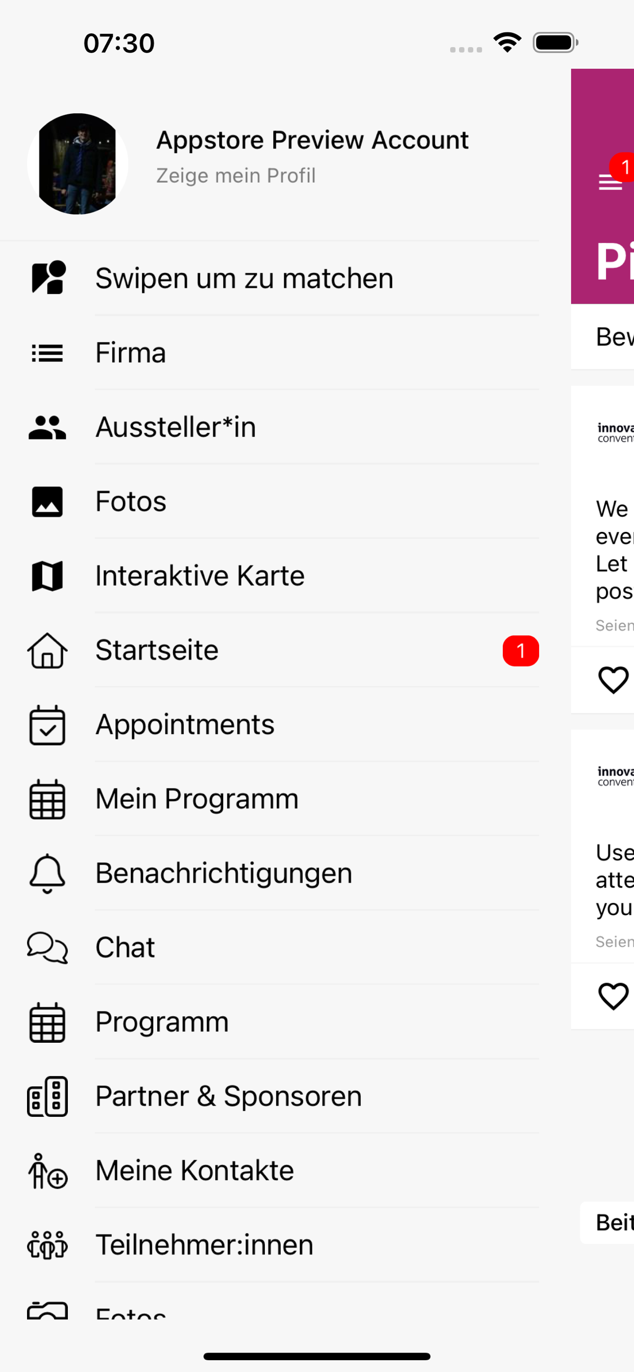 innovate! Event-App screenshot 4