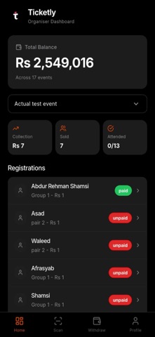 Ticketly Biz Screenshot 1 of 4
