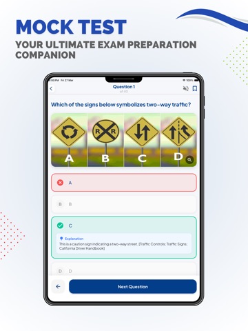 California DMV CA Permit PREPX iPad screenshot