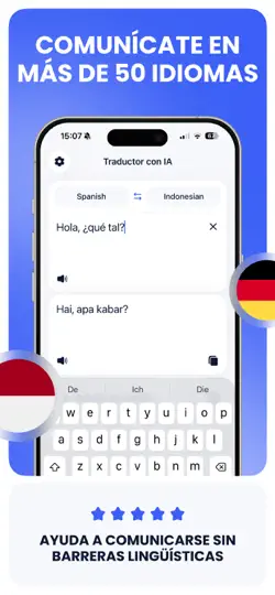 Captura de pantalla de AI Traductor - Offline Idiomas en iPhone 4