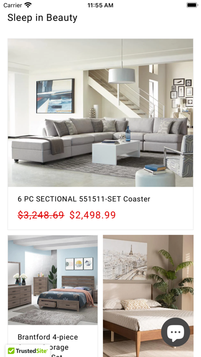 FredCo Furniture Screenshot