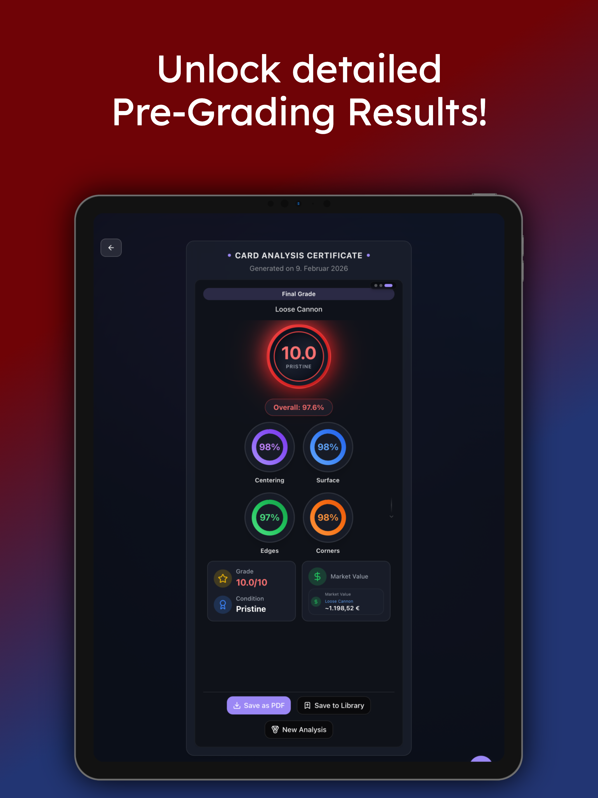 TCG Grading: Card AI Scanner