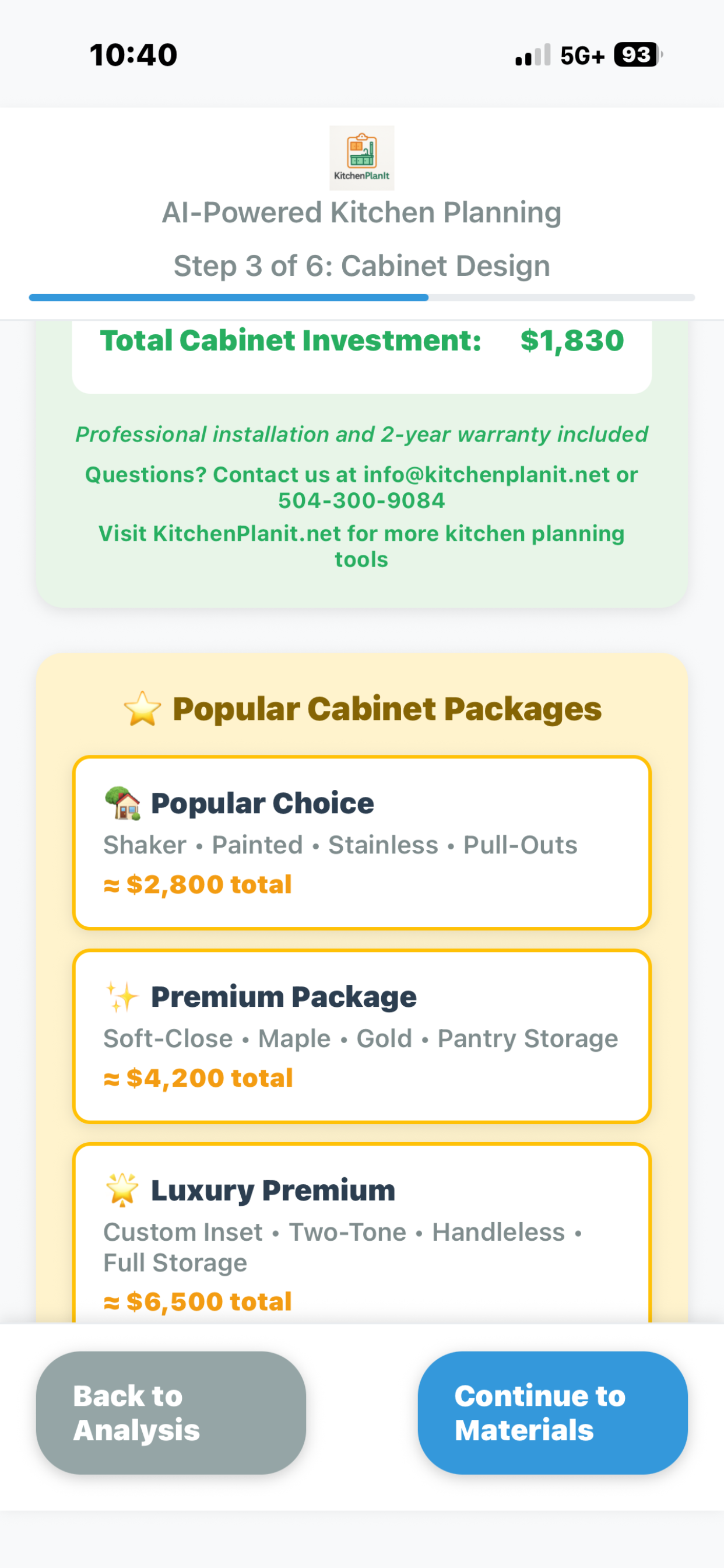 KitchenPlanIt: Kitchen Remodel screenshot 4