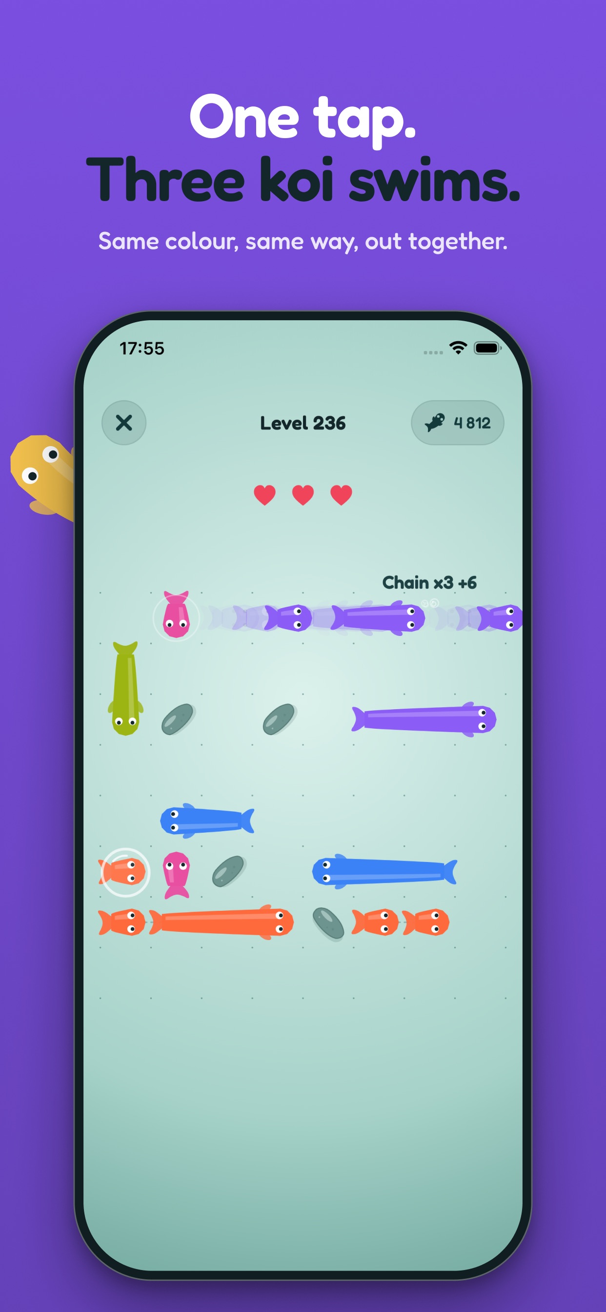 Screenshot 2 of Koi: Fish Escape Puzzle