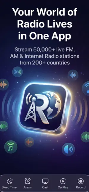 Radiara - FM & Internet Radio screenshot 1