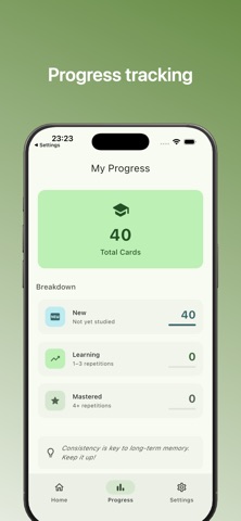 Studicards - Learn Flashcards iPhone screenshot