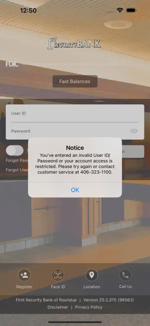 First Security Bank Roundup screenshot 1