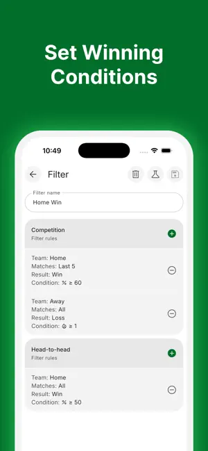 WinFinder - Soccer Stats screenshot 2